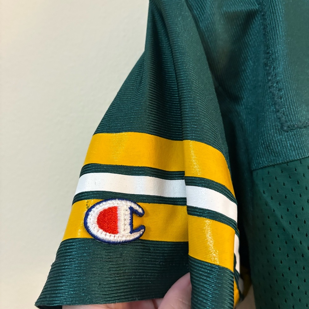 Vintage Champion NFL Brett Favre Jersey kids M 10/12 Green Bay Packers - Picture 8 of 8